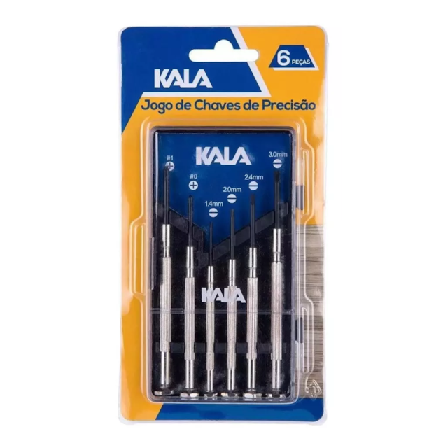 Jogo de Chave de Precisão com 6 Peças - KALA Jogo de Chave de Precisão com 6 Peças - KALA
