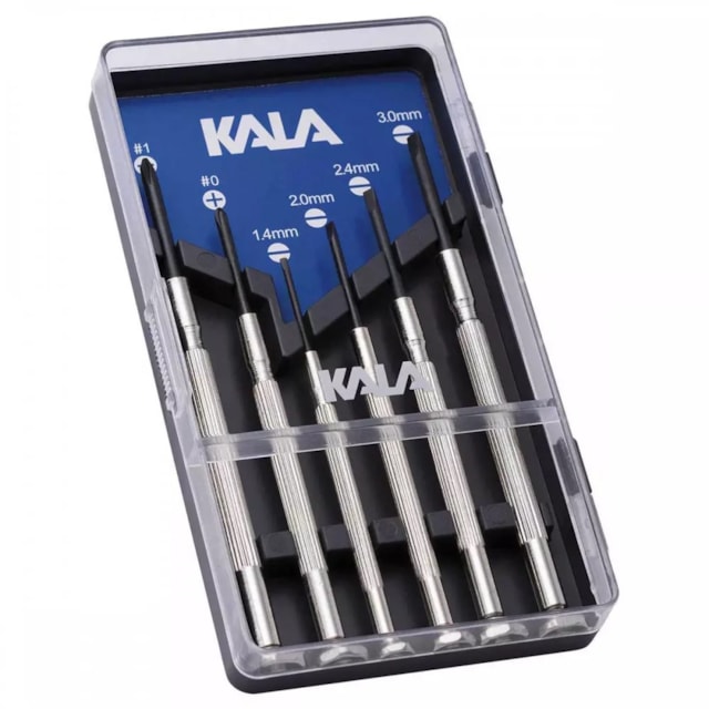 Jogo de Chave de Precisão com 6 Peças - KALA Jogo de Chave de Precisão com 6 Peças - KALA
