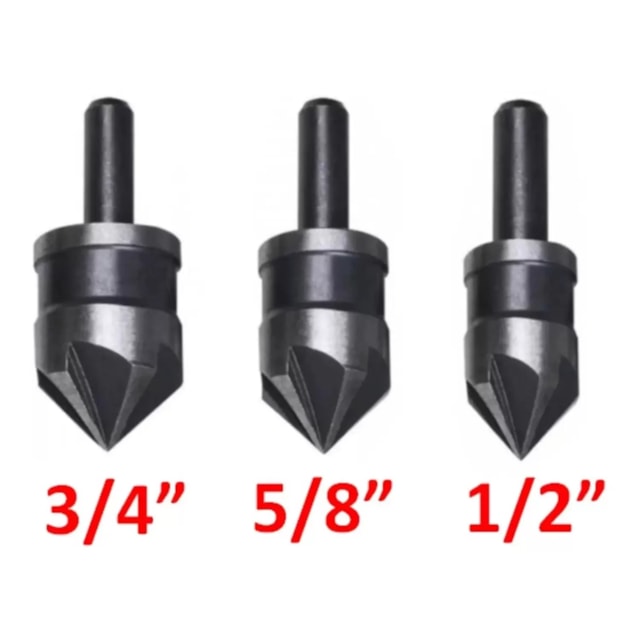 Jogo de Escareadores 3 Peças - WORKE Jogo de Escareadores 3 Peças - WORKE