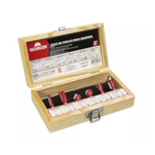 Jogo de Fresas 6 Peças Madeiras - WORKER Jogo de Fresas 6 Peças Madeiras - WORKER