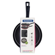 Jogo de Frigideiras Tramontina Loreto em Alumínio Antiaderente Starflon Max Vermelho 2 Peças Jogo de Frigideiras Tramontina Loreto em Alumínio Antiaderente Starflon Max Vermelho 2 Peças