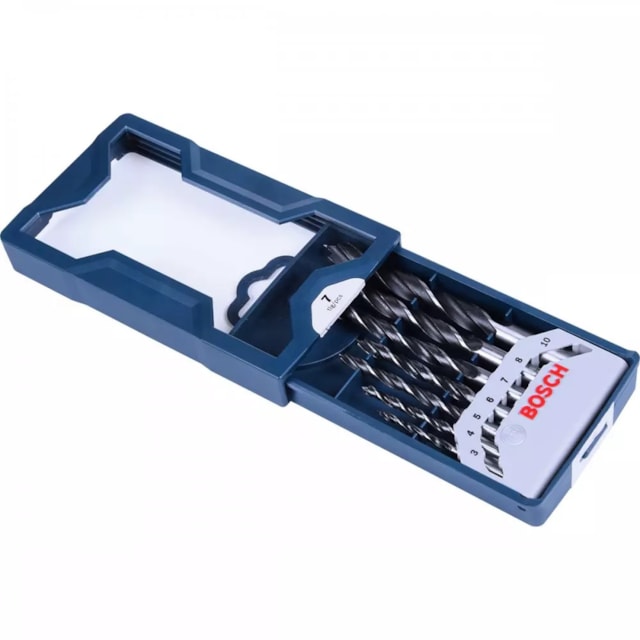 Jogo Mini X Line com 7 Brocas para Madeira - BOSCH Jogo Mini X Line com 7 Brocas para Madeira - BOSCH
