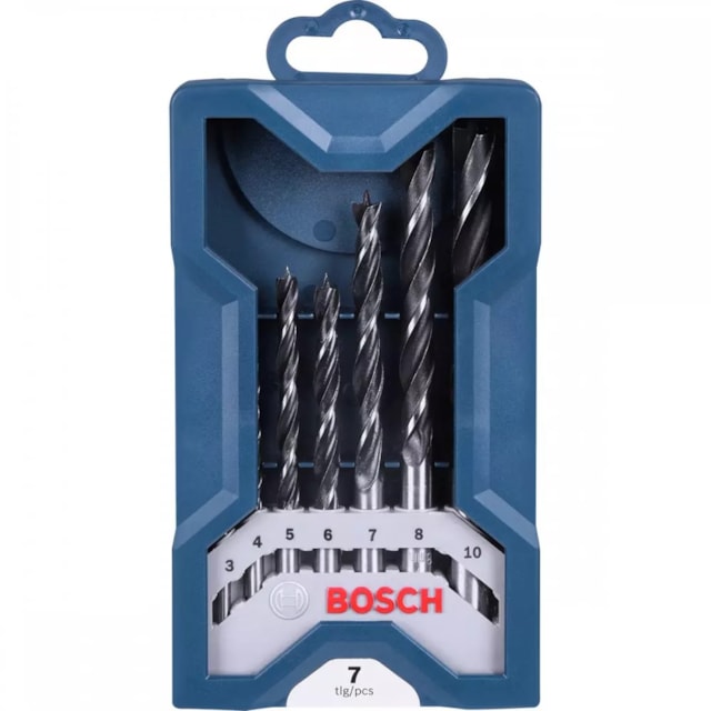Jogo Mini X Line com 7 Brocas para Madeira - BOSCH Jogo Mini X Line com 7 Brocas para Madeira - BOSCH