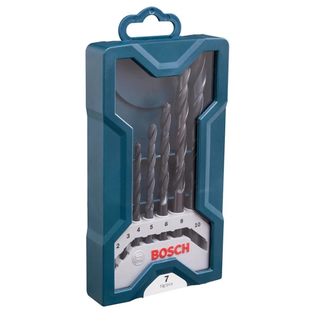 Jogo Mini X Line com 7 Brocas para Metal - BOSCH Jogo Mini X Line com 7 Brocas para Metal - BOSCH