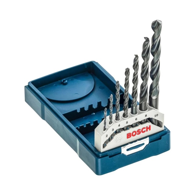Jogo Mini X Line com 7 Brocas para Metal - BOSCH Jogo Mini X Line com 7 Brocas para Metal - BOSCH
