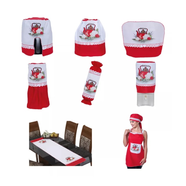 Jogo Panos De Cozinha Enxoval 9 Peças Utilidade Doméstica Jogo Panos De Cozinha Enxoval 9 Peças Utilidade Doméstica