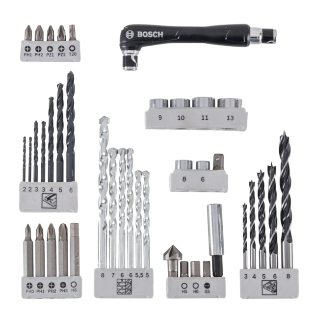 Jogo V Line 41 Unidades Azuis - BOSCH Jogo V Line 41 Unidades Azuis - BOSCH