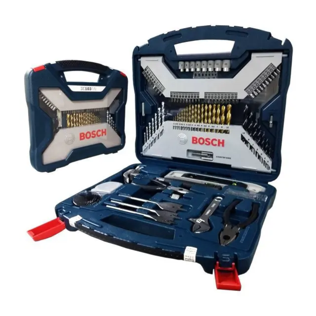 Jogo X Line 103 Peças Azul Titanio - BOSCH Jogo X Line 103 Peças Azul Titanio - BOSCH