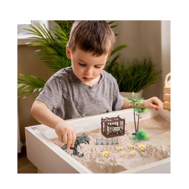 Jurassic Fun Jaula de Captura 12 PC Multikids - BR1781