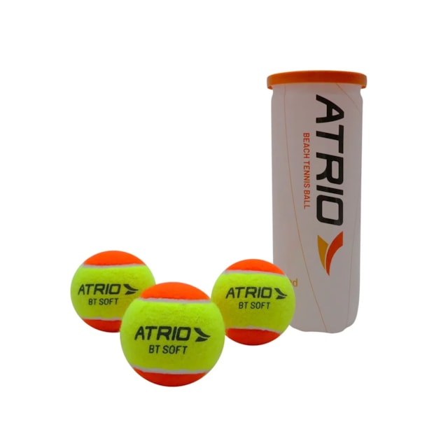 Kit 3 Bolas de Beach Tennis ITF Soft Atrio - ES446