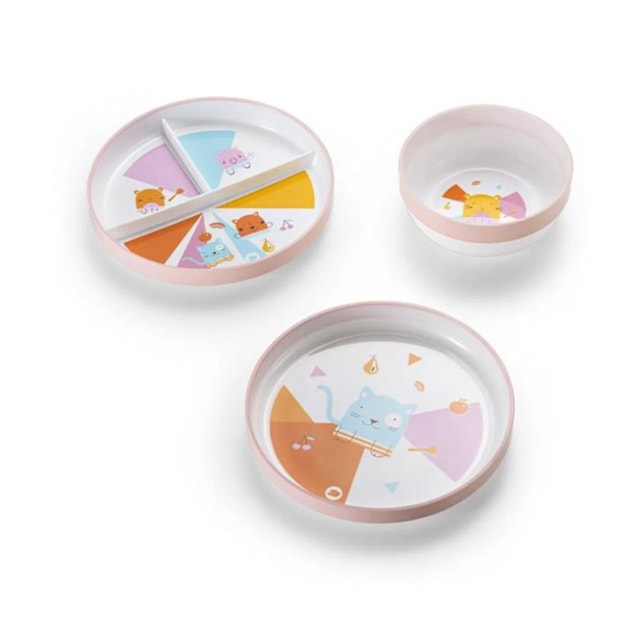 Kit 3 Pratinhos NHAC NHAC! - BB1109 - Multikidsbaby PET BUDDIES