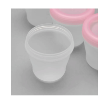 Kit 5 Potes Para Armazenar Papinha Kababy Rosa Kit 5 Potes Para Armazenar Papinha Kababy Rosa