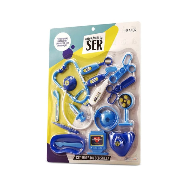 Kit Brincando de Ser Hora da Consulta Multikids - BR958 Kit Brincando de Ser Hora da Consulta Multikids - BR958