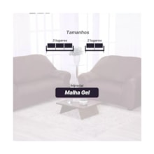 Kit Capa De Sofá 2 E 3 Lugares Malha Gel Perfeito Encaixe Kit Capa De Sofá 2 E 3 Lugares Malha Gel Perfeito Encaixe