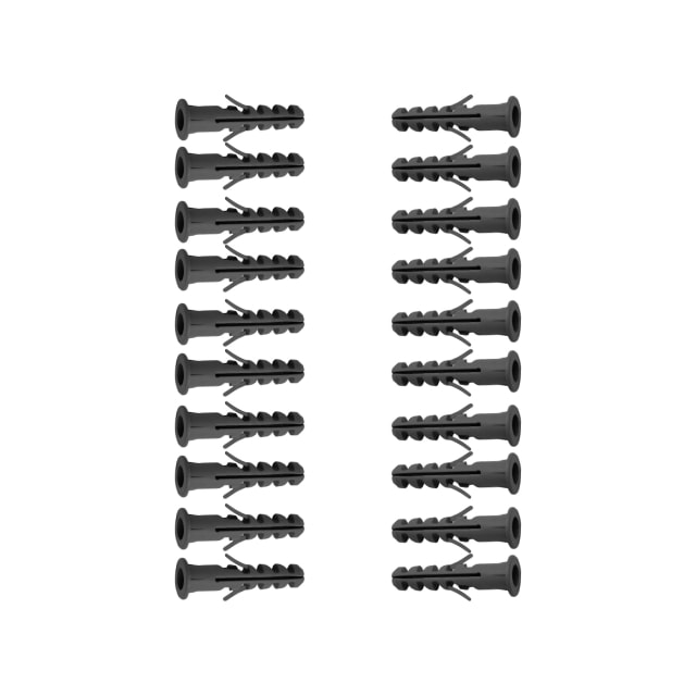 Kit com 20 Buchas Plásticas de 6mm para Parede Maciça - Worker  Kit com 20 Buchas Plásticas de 6mm para Parede Maciça - Worker