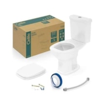 Kit Completo Vaso Sanitário com Caixa Acoplada Fit Plus Branco - CELITE