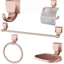 Kit de Acessórios 2000 F24 Rosé Gold 5 Peças - LORENZETTI Kit de Acessórios 2000 F24 Rosé Gold 5 Peças - LORENZETTI