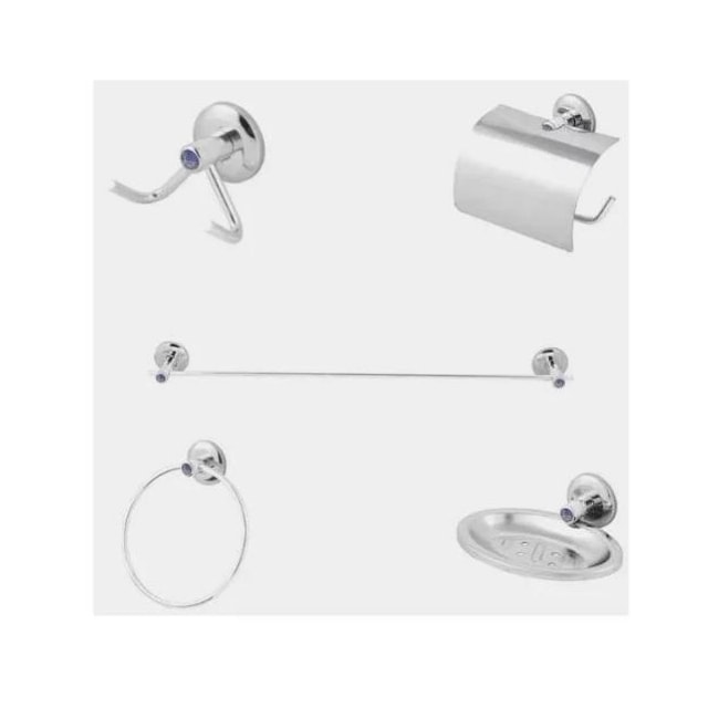 Kit de Acessórios Light 5 Peças - Cobra Metais Kit de Acessórios Light 5 Peças - Cobra Metais