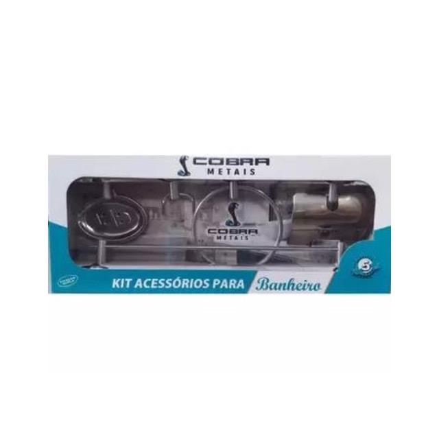 Kit de Acessórios Light 5 Peças - Cobra Metais Kit de Acessórios Light 5 Peças - Cobra Metais