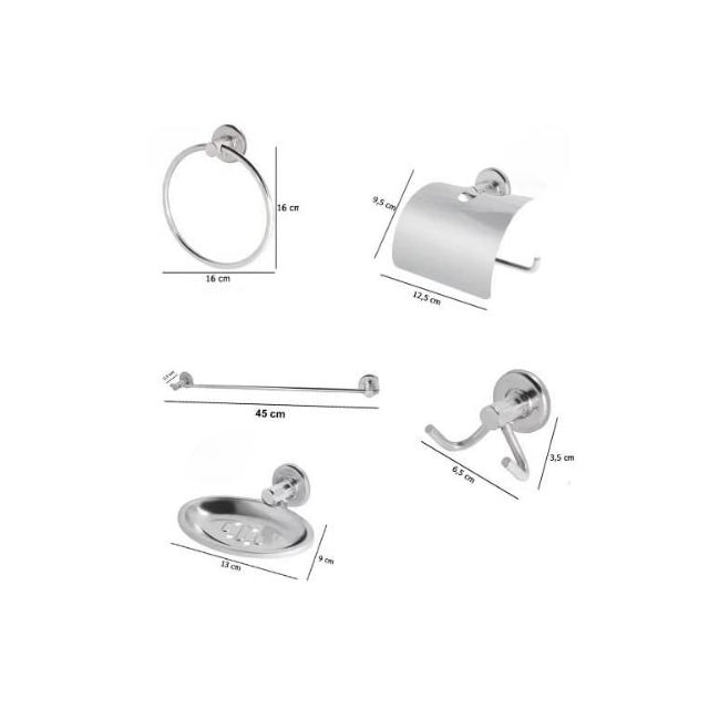 Kit de Acessórios MAX 5 Peças - MESANO Kit de Acessórios MAX 5 Peças - MESANO