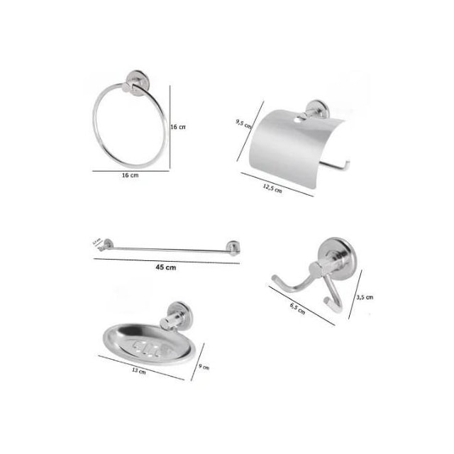 Kit de Acessórios PREMIUM 5 Peças - MESANO Kit de Acessórios PREMIUM 5 Peças - MESANO