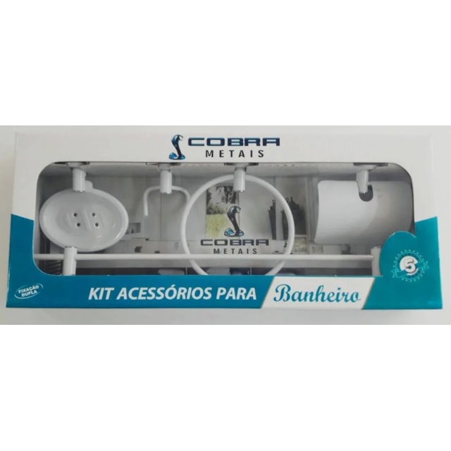 Kit de Acessórios Stander 5 Peças Branco - COBRA METAIS