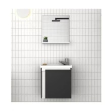 Kit de Banheiro em Madeira Onix Preto - COZIMAX Kit de Banheiro em Madeira Onix Preto - COZIMAX