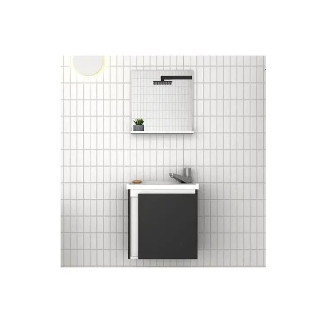 Kit de Banheiro em Madeira Onix Preto - COZIMAX Kit de Banheiro em Madeira Onix Preto - COZIMAX