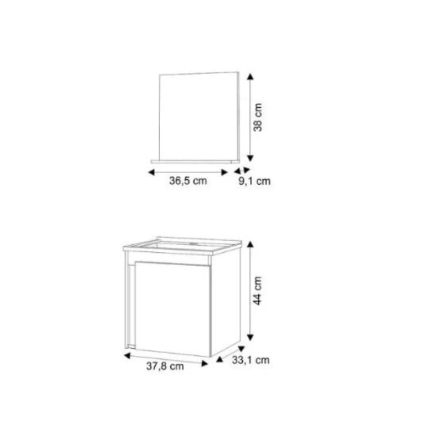 Kit de Banheiro em Madeira Onix Preto - COZIMAX Kit de Banheiro em Madeira Onix Preto - COZIMAX