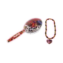 Kit de Beleza com Escova e Colar Miraculous Ladybug Multikids - BR1762 Kit de Beleza com Escova e Colar Miraculous Ladybug Multikids - BR1762