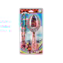 Kit de Beleza com Escova e Colar Miraculous Ladybug Multikids - BR1762 Kit de Beleza com Escova e Colar Miraculous Ladybug Multikids - BR1762