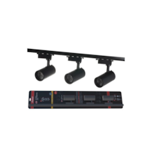 Kit de Trilho Preto com 3 Spots Authentic 6500K 12W - AVANT