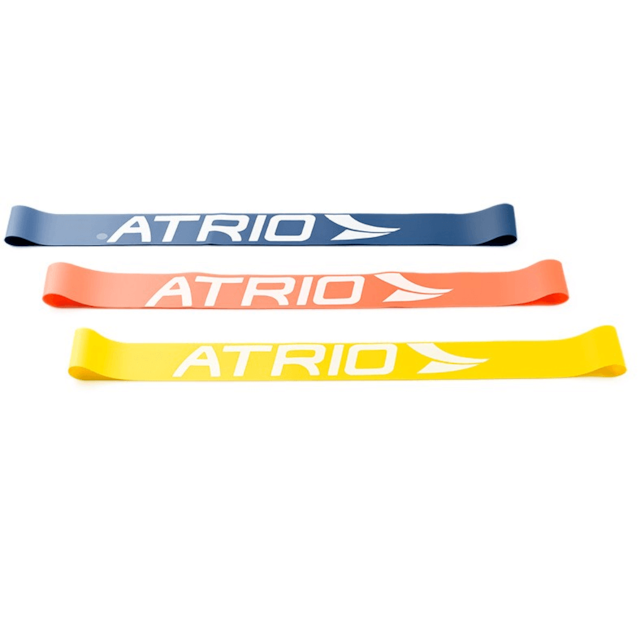 Kit Faixas Elásticas Atrio (3 Resistências) - Mini Band - ES124 Kit Faixas Elásticas Atrio (3 Resistências) - Mini Band - ES124