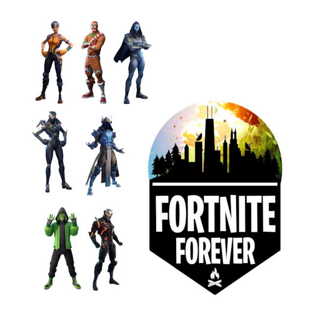 Kit Festa Decoração infantil Fortnite + 7 Display