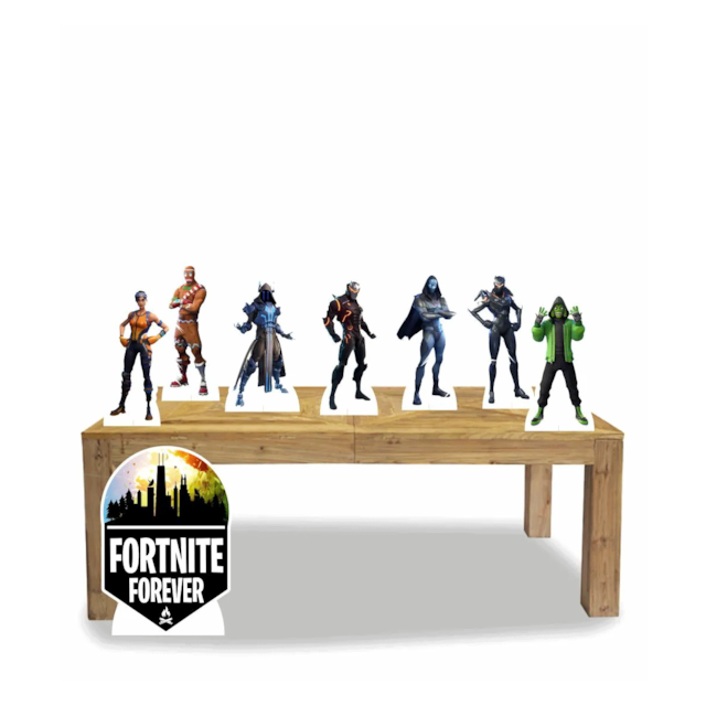 Kit Festa Decoração infantil Fortnite + 7 Display