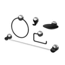 Kit Lavello Preto com Cromado - HERC Kit Lavello Preto com Cromado - HERC