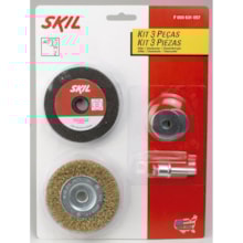 Kit para Afiar e Desbastar com 3 Peças - Skil Kit para Afiar e Desbastar com 3 Peças - Skil