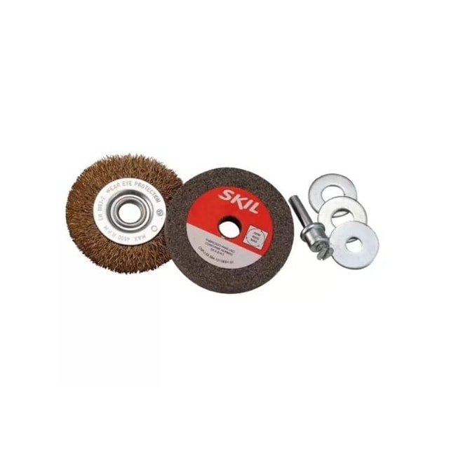 Kit para Afiar e Desbastar com 3 Peças - Skil Kit para Afiar e Desbastar com 3 Peças - Skil
