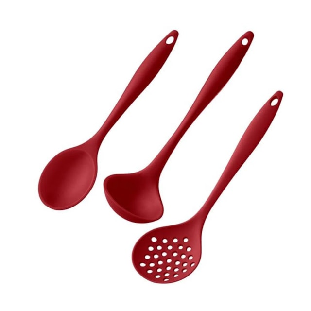 Kit Para Servir de Silicone UP Home Vermelho