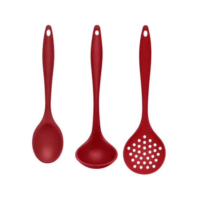 Kit Para Servir de Silicone UP Home Vermelho