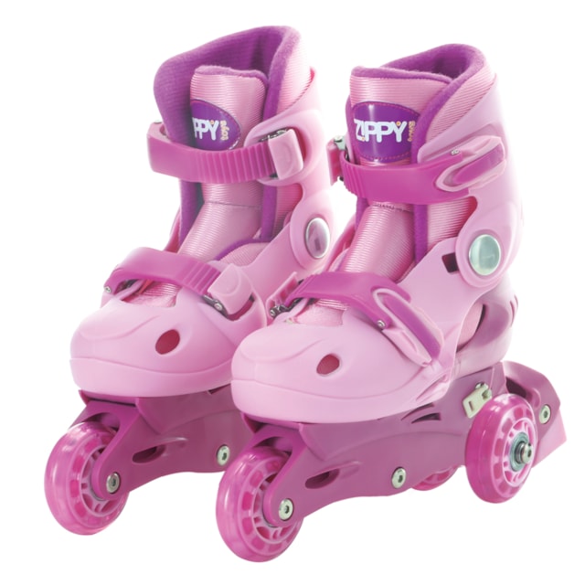 Kit Patins Tri Line Ajustável 30 a 33 Zippy Toys Rosa