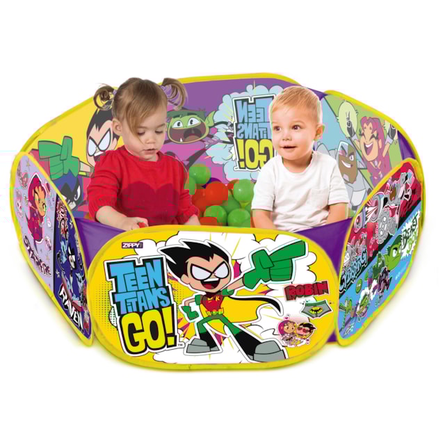 Kit Piscina de Bolinhas Zippy Toys Jovens Titãs Kit Piscina de Bolinhas Zippy Toys Jovens Titãs