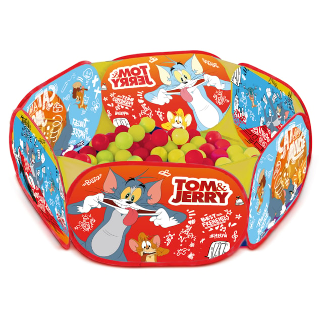 Kit Piscina de Bolinhas Zippy Toys Tom e Jerry