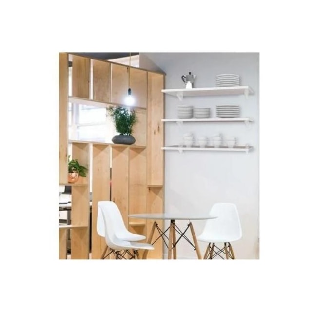 Kit Prateleira MDP 60x30 com  Suporte em ABS - BRASFORMA Kit Prateleira MDP 60x30 com  Suporte em ABS - BRASFORMA