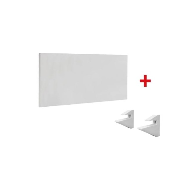 Kit Prateleira MDP 90x30cm com Suporte em ABS - BRASFORMA Kit Prateleira MDP 90x30cm com Suporte em ABS - BRASFORMA