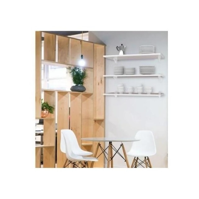 Kit Prateleira MDP 90x30cm com Suporte em ABS - BRASFORMA Kit Prateleira MDP 90x30cm com Suporte em ABS - BRASFORMA