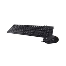 Kit Teclado e Mouse com Fio Multimídia USB Slim Preto Multilaser - TC240 Kit Teclado e Mouse com Fio Multimídia USB Slim Preto Multilaser - TC240