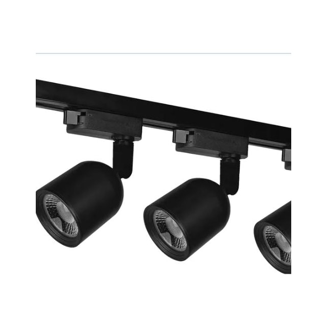 Kit Trilho com 3 Spots LED 7w 6500k Elegance Preto - AVANT