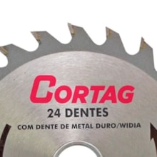 Lâmina de Serra Circular para Madeira 24 Dentes 7.1/4" - Cortag 
