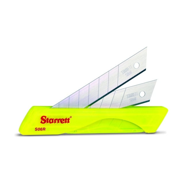 Lâmina para Estilete 18mm com 10 Peças - Starrett Lâmina para Estilete 18mm com 10 Peças - Starrett